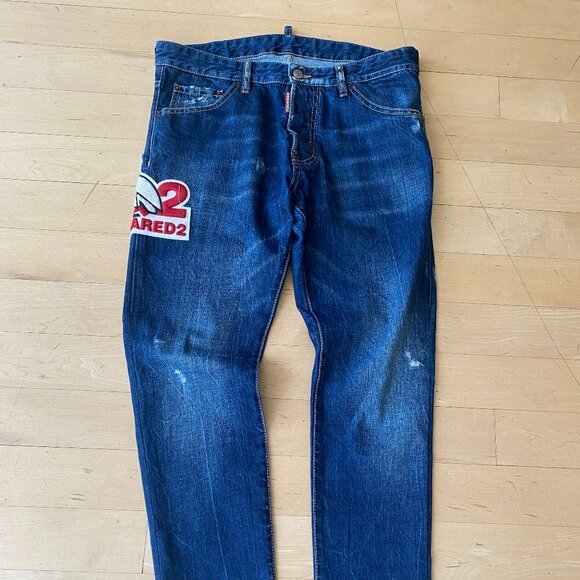 DSQUARED2 x OVO Other - DSquared2 X Octobers Very Own OVO mens blue distressed jeans sz 50 IT waist 36